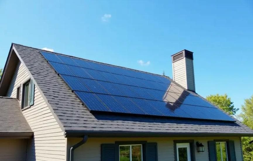 Installation de panneaux solaires photovoltaïques